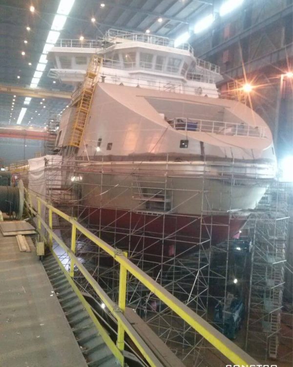 Ship assembly works