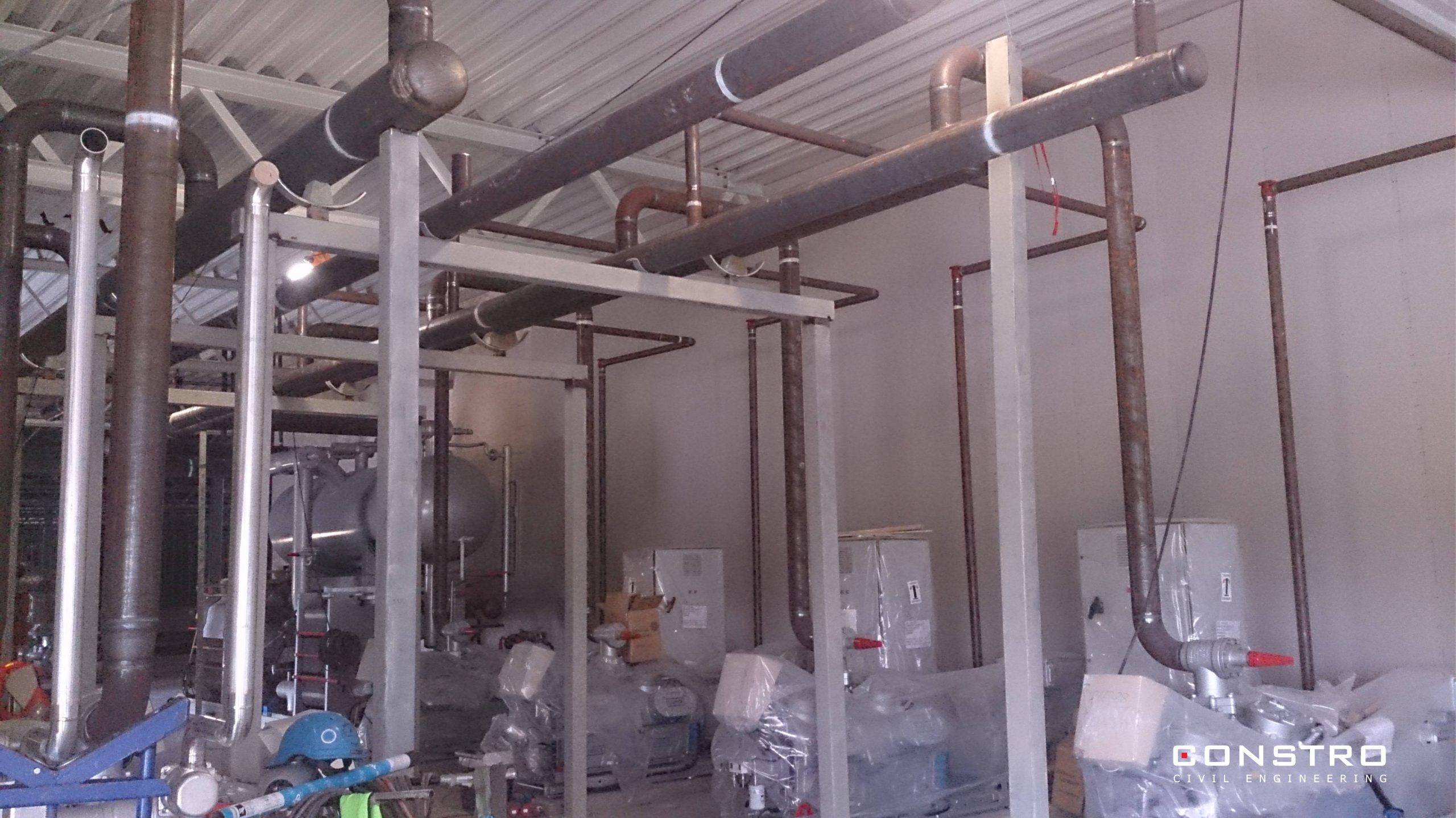 Installation of industrial cooling systems