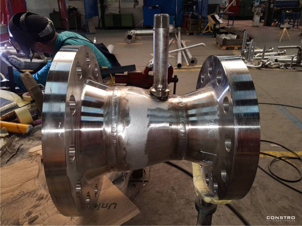 Welding and installation of 254SMO/1.4547 stainless steel pipelines